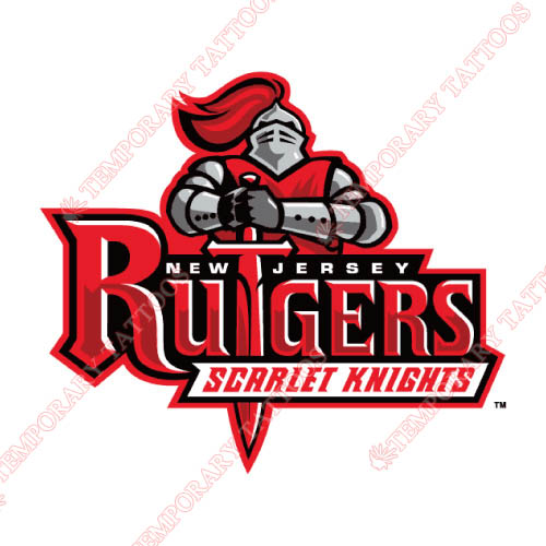 Rutgers Scarlet Knights Customize Temporary Tattoos Stickers NO.6034